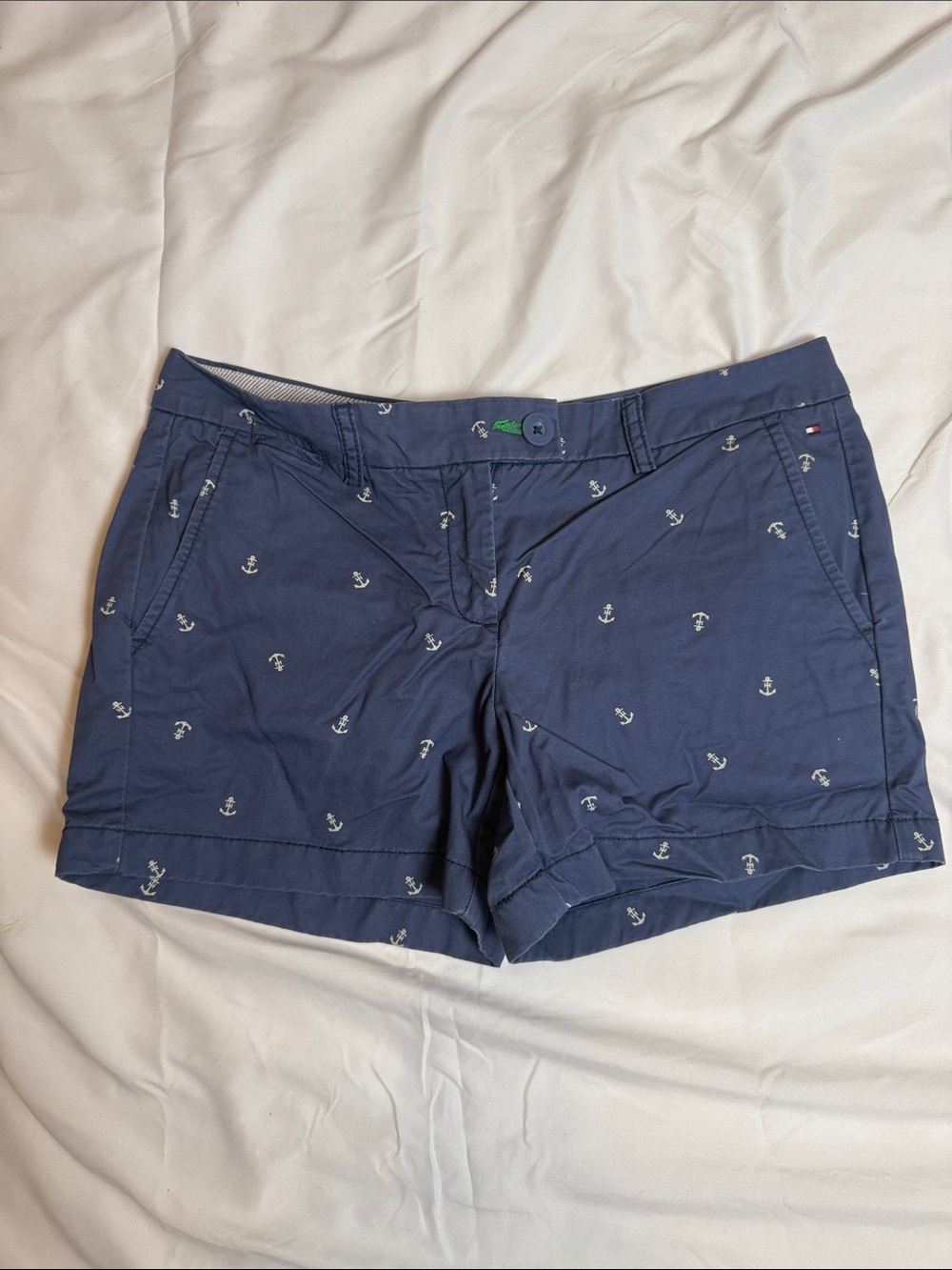 Tommy Hilfiger Navy Anchor-Print Women's Shorts